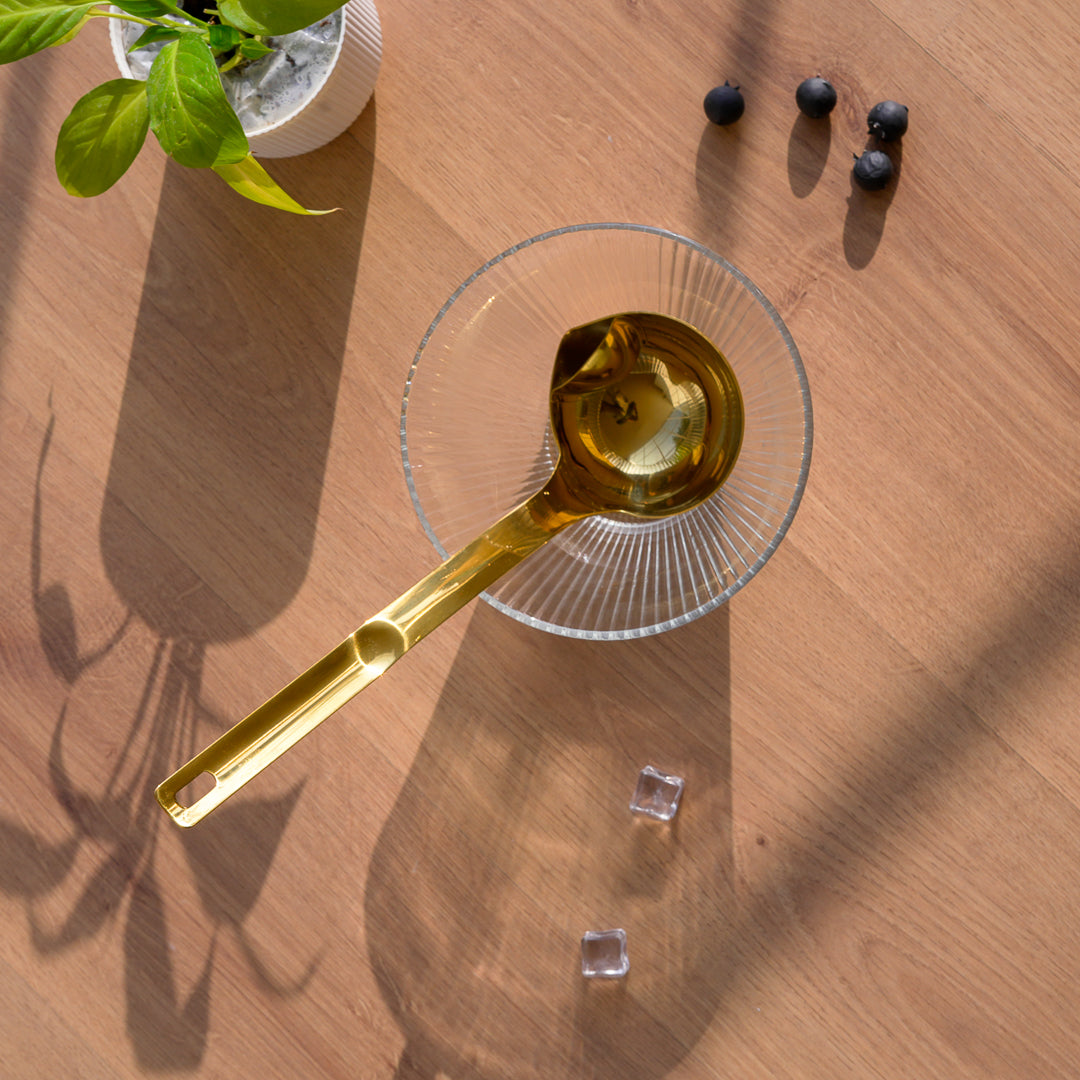 Set of 3 Serving Ladles with Oil Separator | Extra Large | Stainless Steel - Image 5