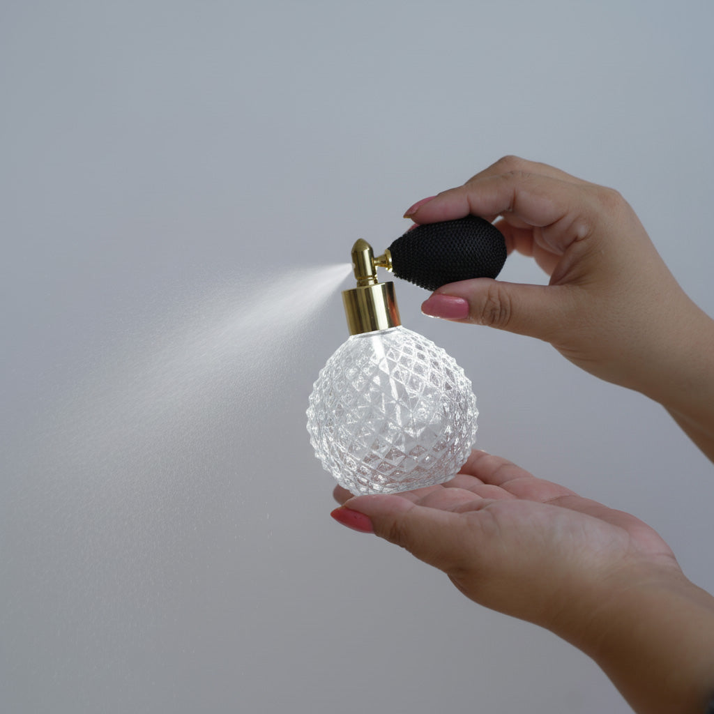 Glass Bitter Spray Bottle with Air Pump – Cocktail & Food Aroma Atomizer (100 ml) - Image 3